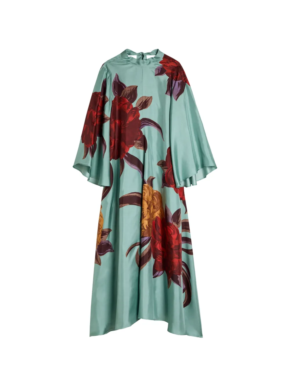 La DoubleJ Abito Magnifico midi a fiori - Blu