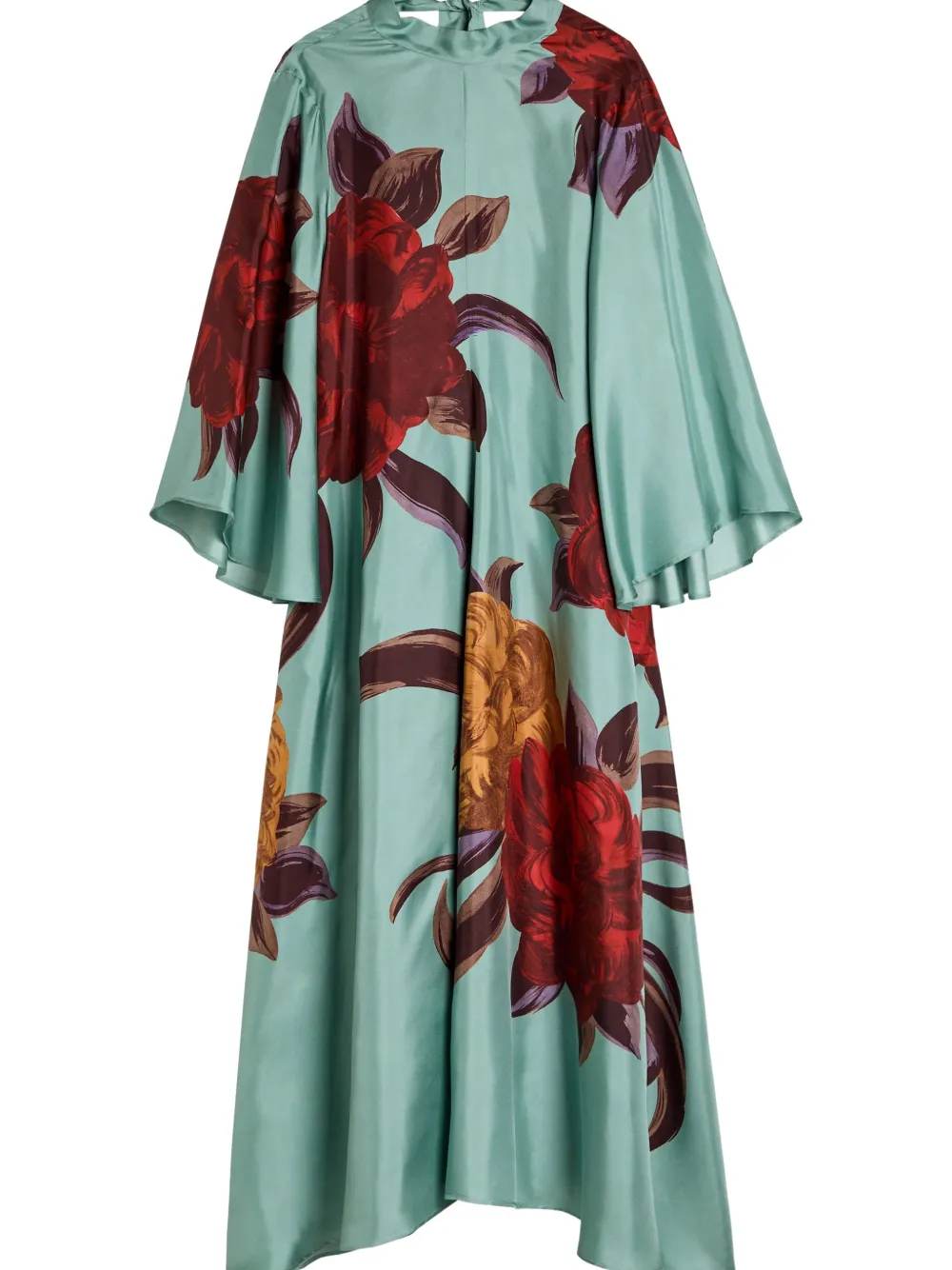 La DoubleJ Mdii-jurk met bloemenprint Blauw