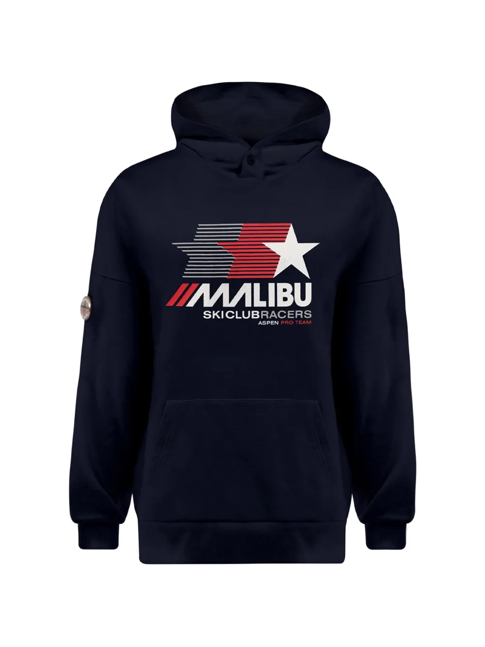 MALIBU Racer hoodie - Blu