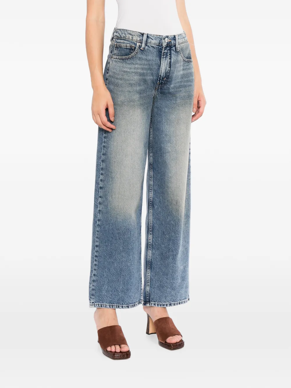  Good American Vaqueros Good Standard Baggy - Azul 