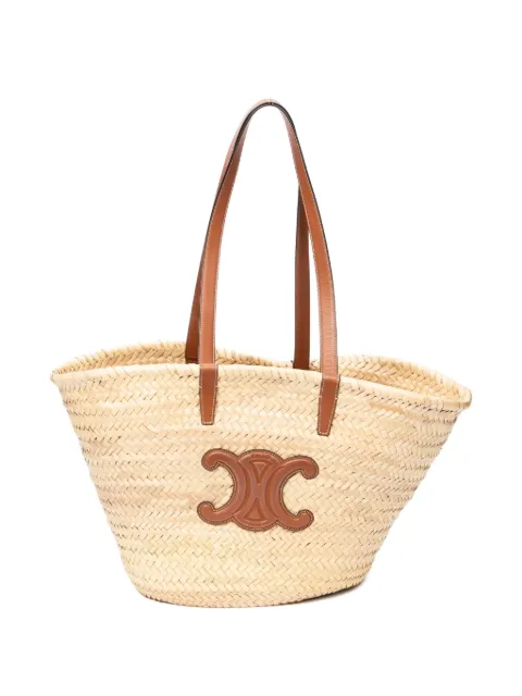 Celine Pre-Owned large Triomphe appliqué bucket bag