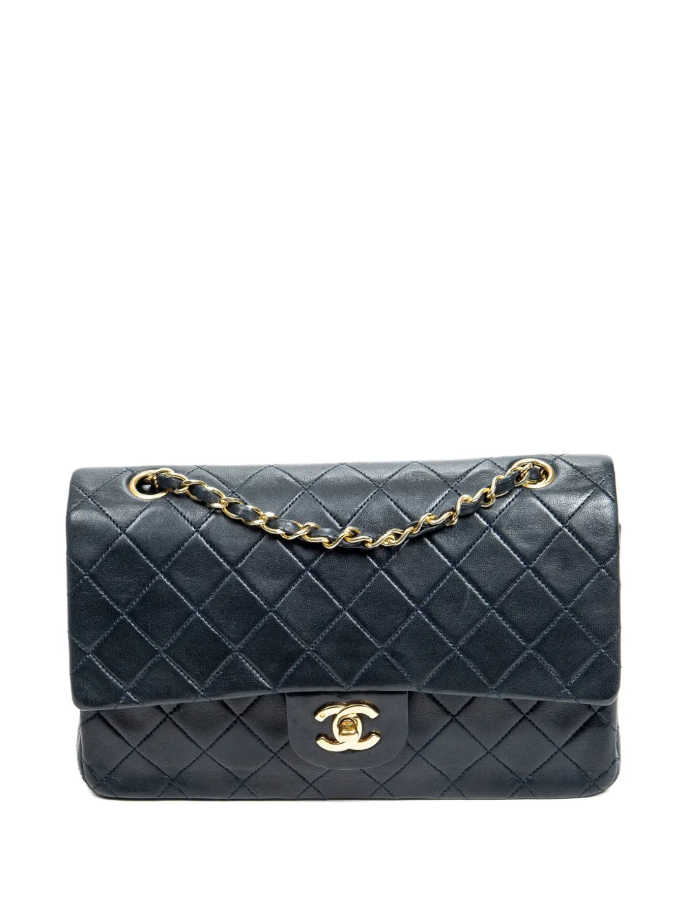 CHANEL Pre-Owned 1991 26 Classic Double Flap quilted shoulder bag - Blu