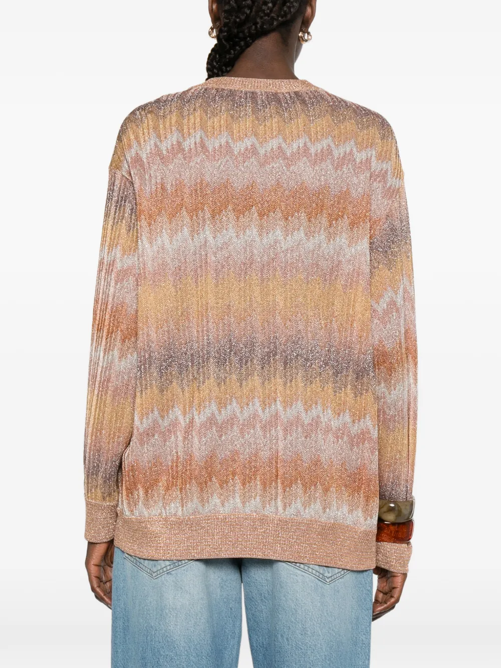 Missoni ジグザグパターン カーディガン | ブラウン | FARFETCH JP