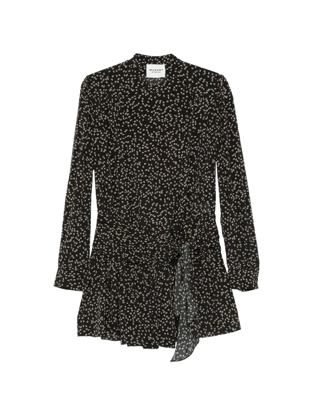 MARANT ÉTOILE Abito a fiori - Nero