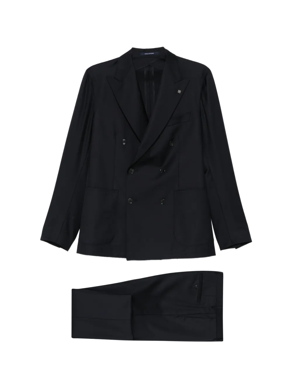 Tagliatore peak-lapel double-breasted suit - Blu