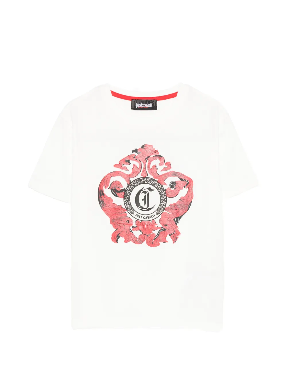 Roberto Cavalli Junior graphic-print T-shirt - Bianco