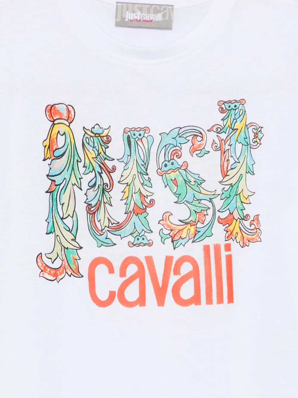  Roberto Cavalli Junior Graphic T-shirt - White 