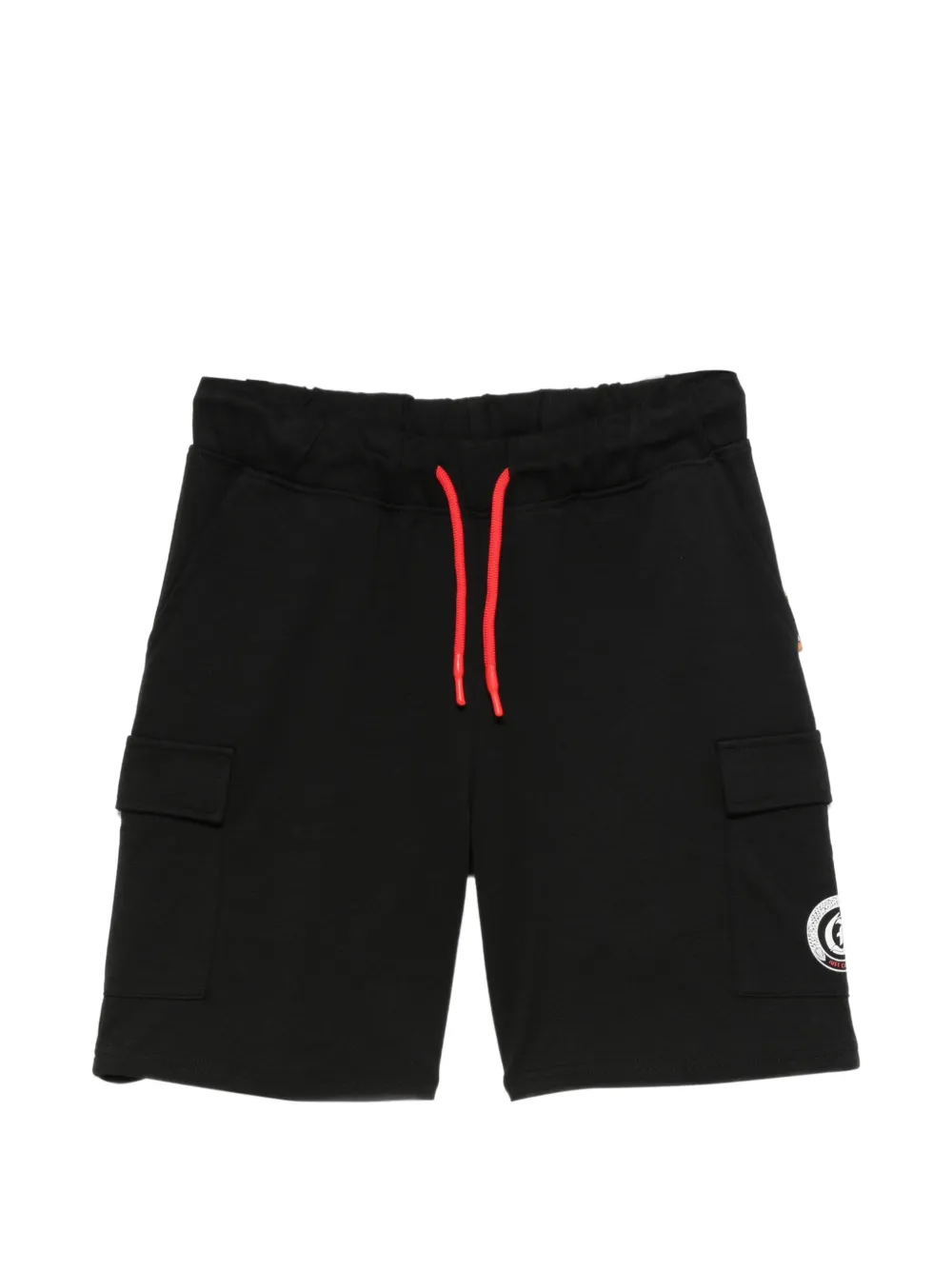 Roberto Cavalli Junior cargo drawstring shorts - Nero