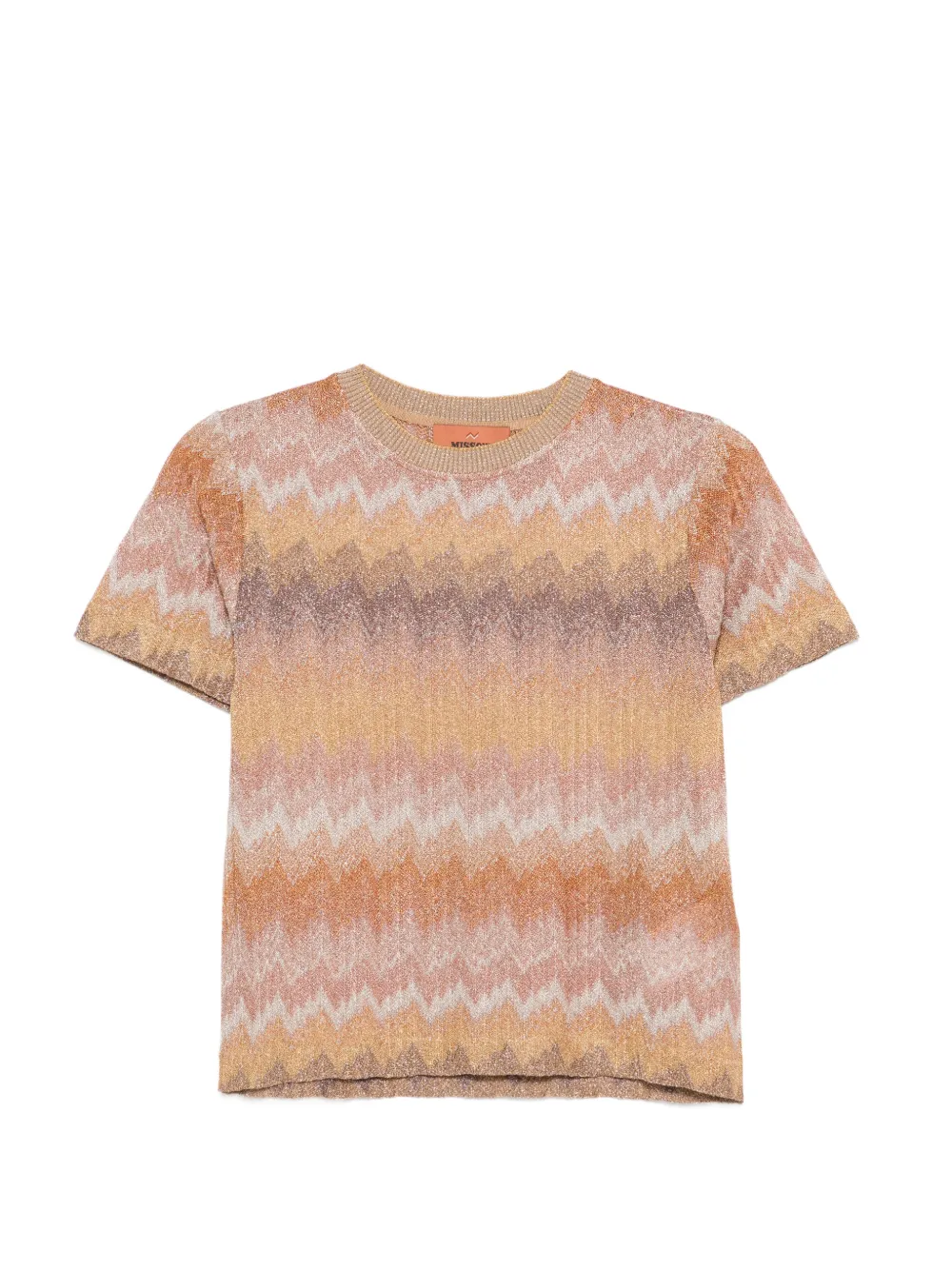 Missoni zigzag T-shirt - Oro