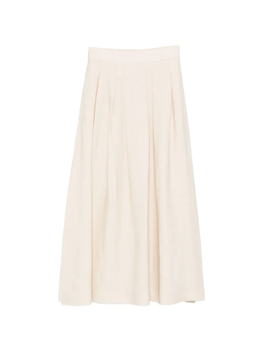 Peserico pleated maxi skirt - Toni neutri