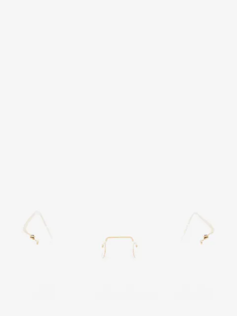 Lindberg Spirit rimless round-frame glasses