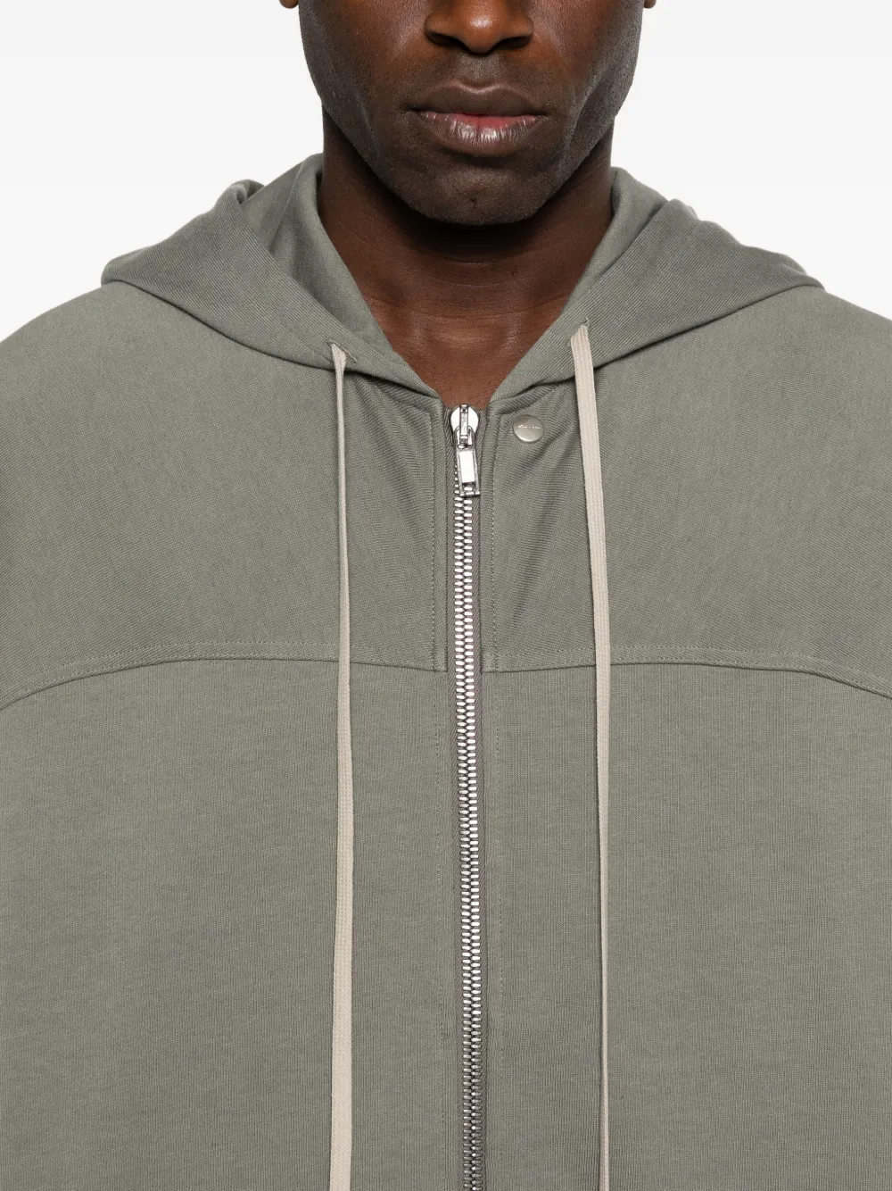 Rick Owens Hoodie met rits Groen