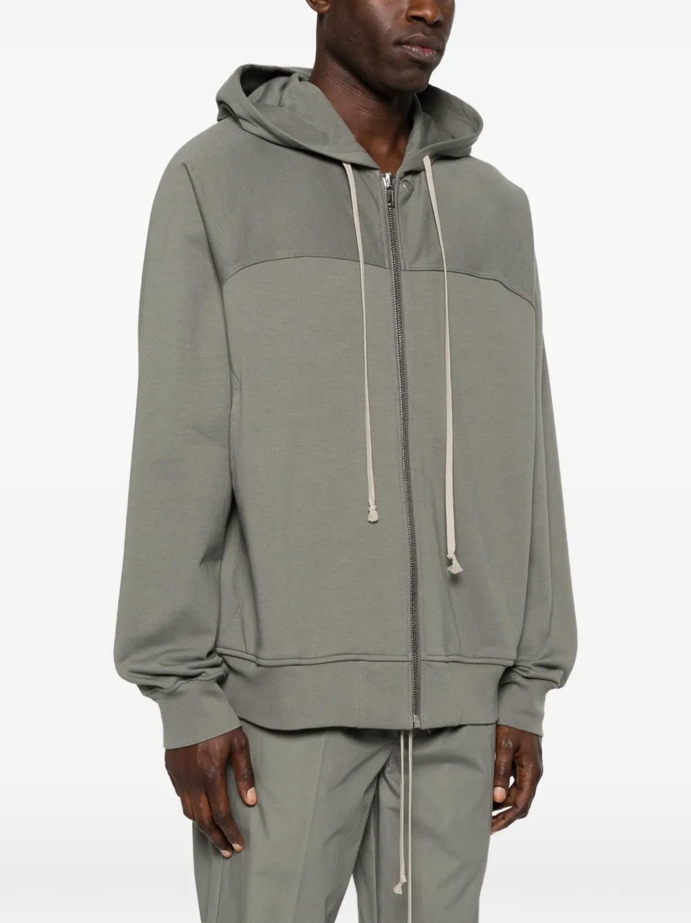 Rick Owens Hoodie met rits Groen