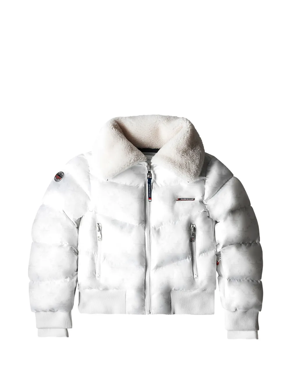 MALIBU Ski Club padded jacket - Bianco