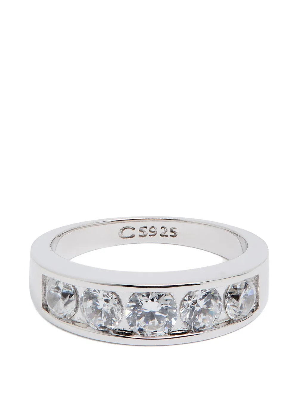 Cernucci Embellished Ring In Metallic