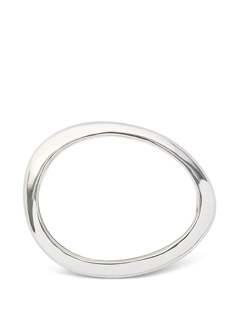 Dinosaur Designs Rock Wishbone thin bangle bracelet - Argento