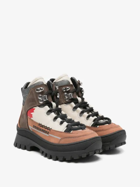 DSQUARED2 KIDS logo-print boots