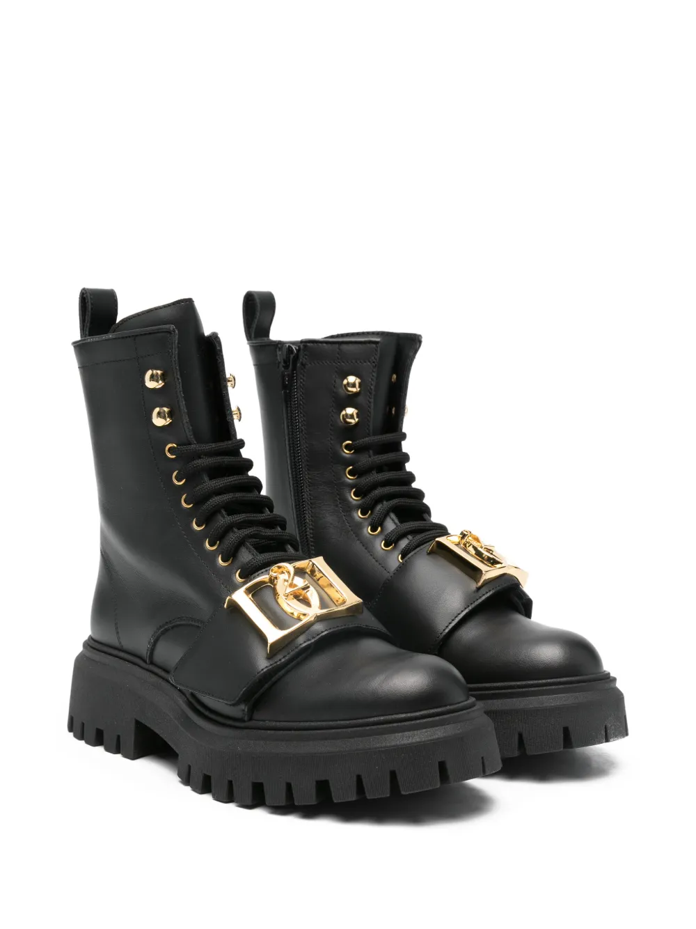 DSQUARED2 KIDS logo-embellish t boots Zwart