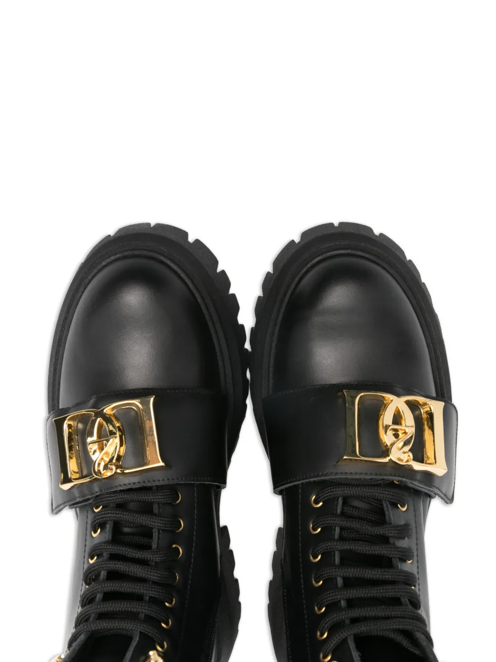 DSQUARED2 KIDS logo-embellishment boots Zwart