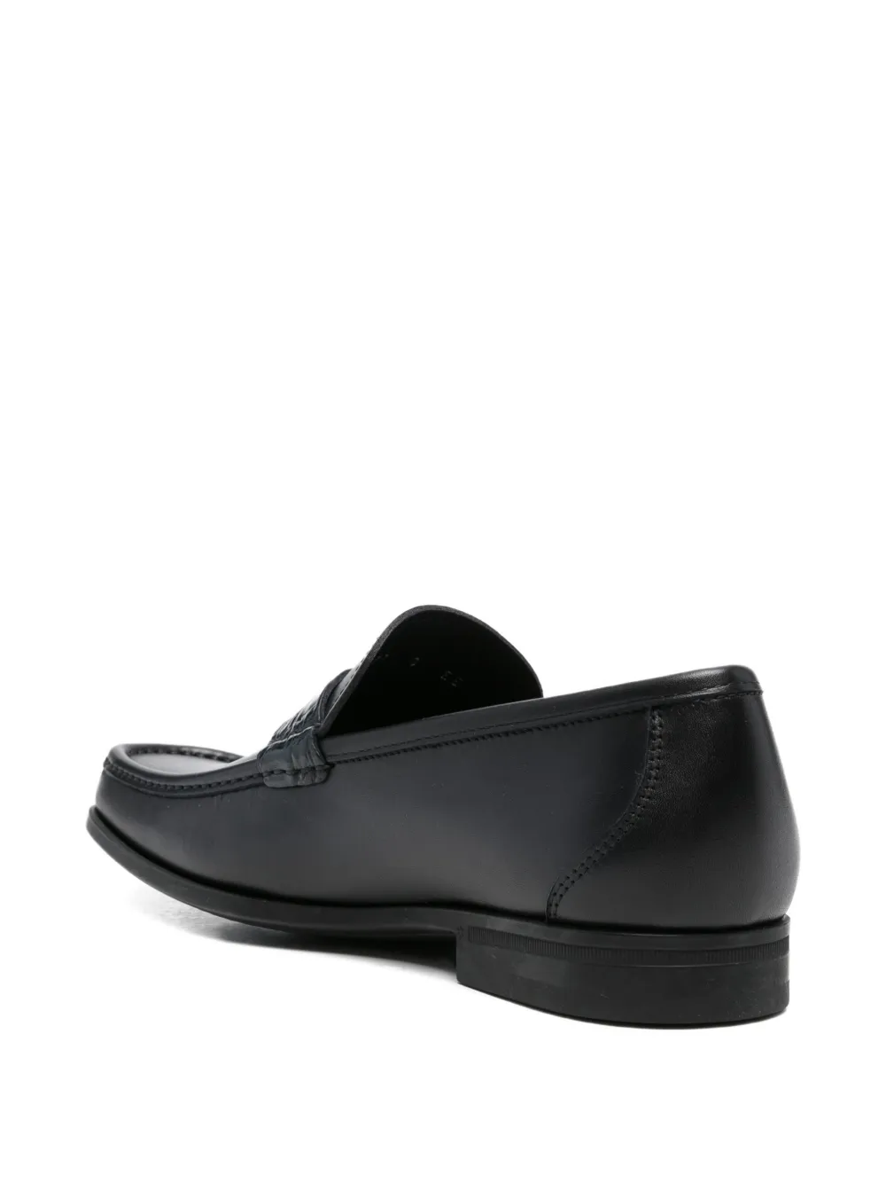 Ferragamo Leren loafers Blauw