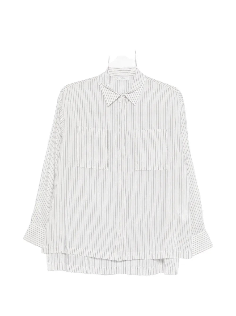 Peserico striped-pattern shirt - Bianco
