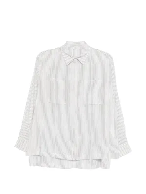 The Row Vanda ストライプ シャツ | ホワイト | FARFETCH JP