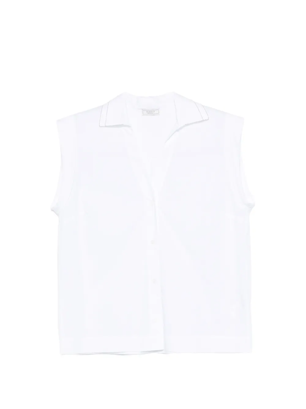 Peserico crystal-embellishment shirt - Bianco