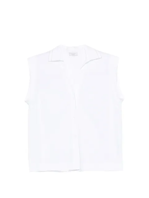 Peserico crystal-embellishment shirt
