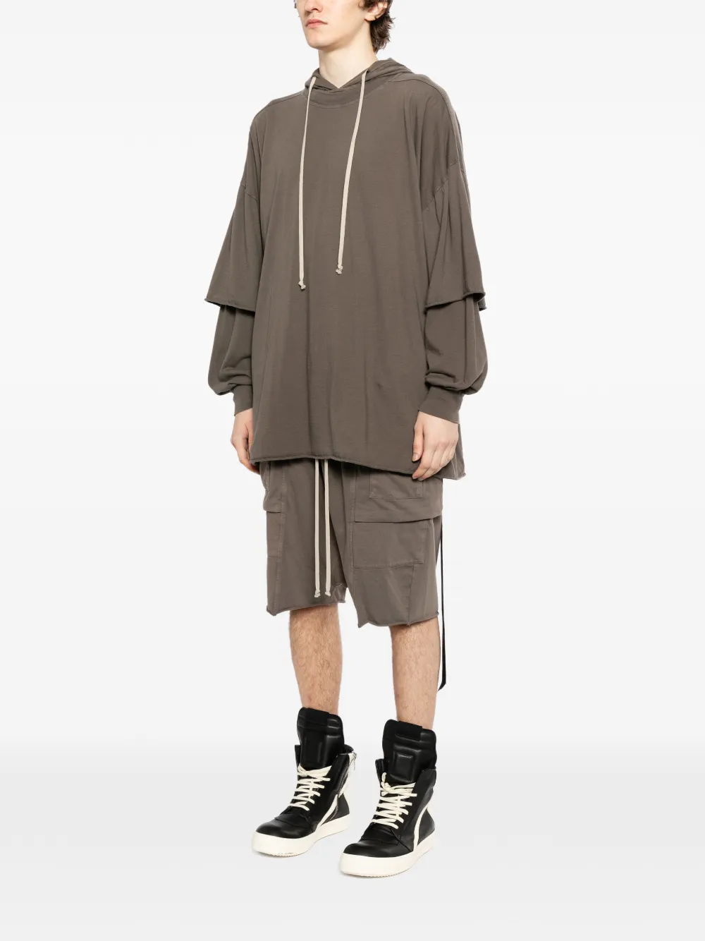 Rick Owens DRKSHDW Tommy Hustler hoodie Bruin