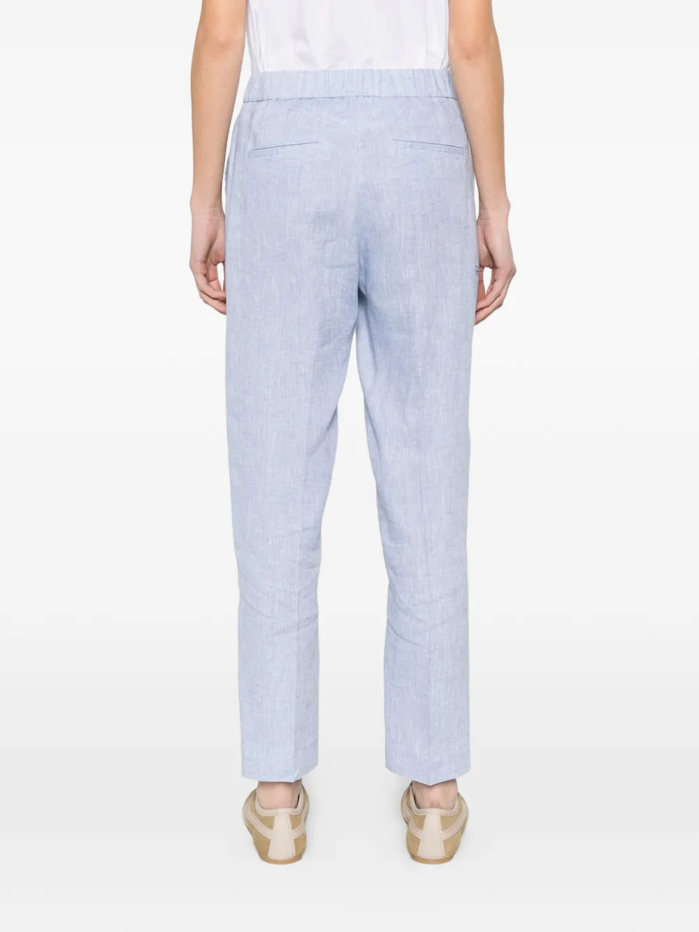 Blue Tapered Trousers