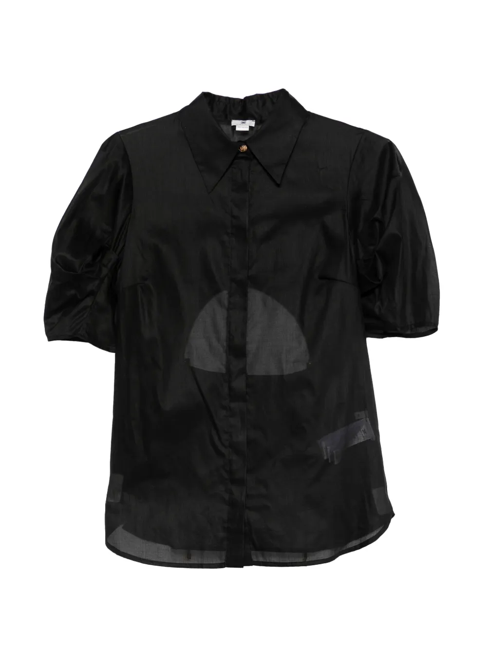 Elisabetta Franchi puff-sleeve shirt - Nero