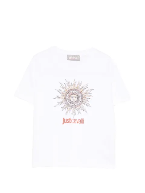 Roberto Cavalli Junior sun-print T-shirt