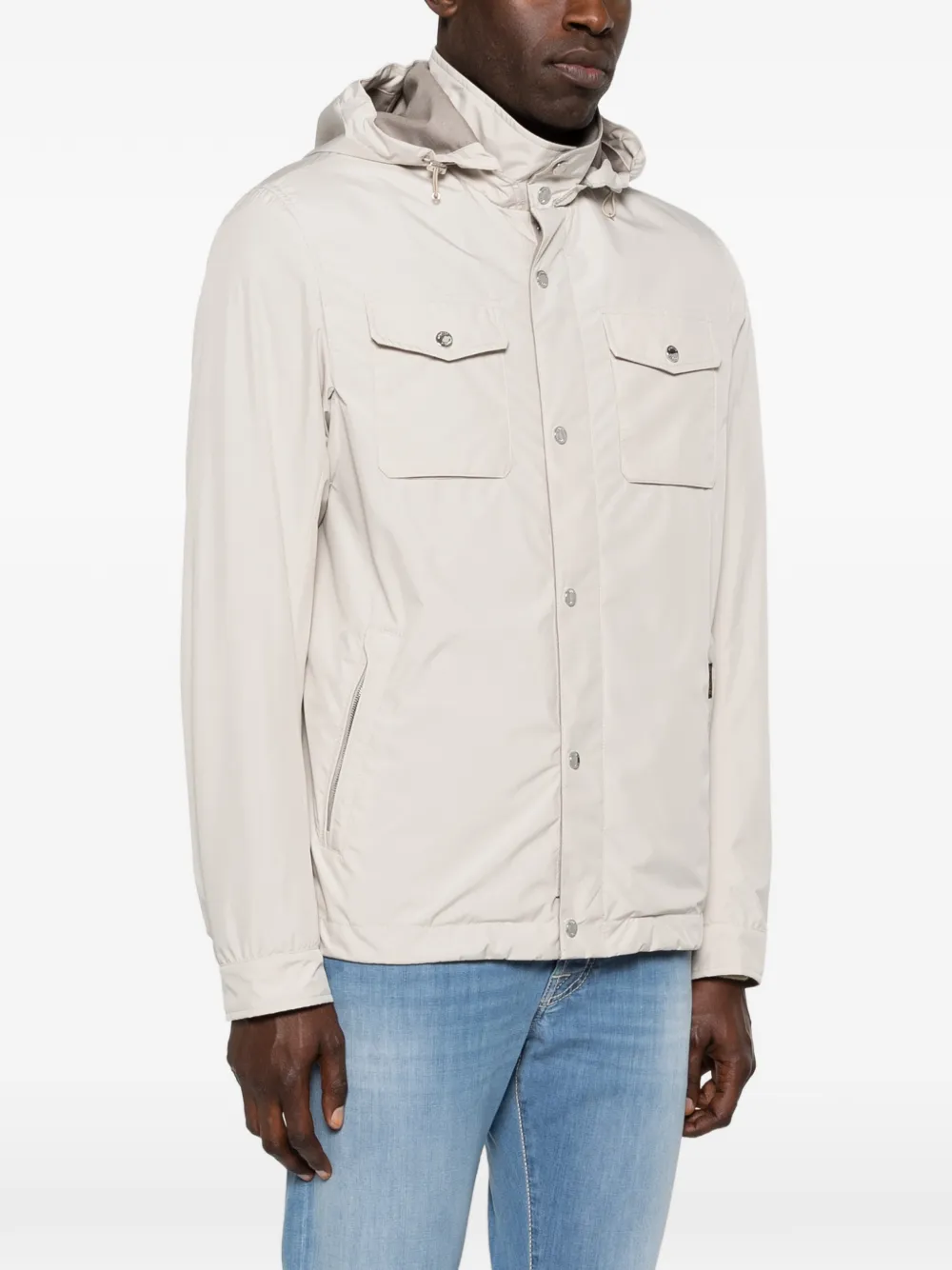 Moorer Jack met klepzak Beige