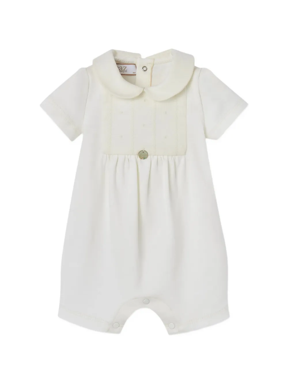 Paz Rodriguez collared babywear - Bianco