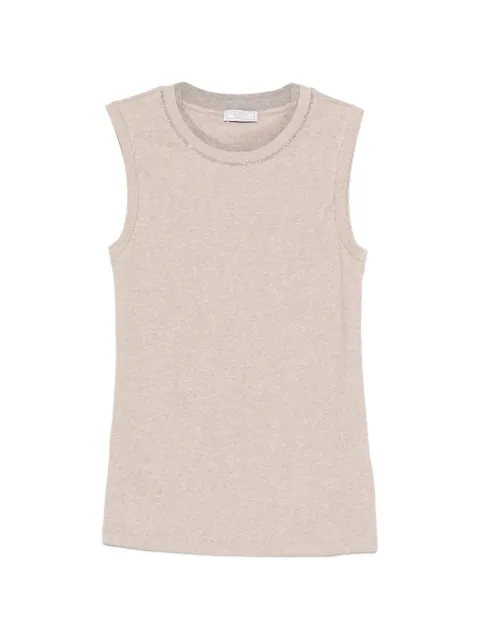 Peserico crystal-embellishment vest