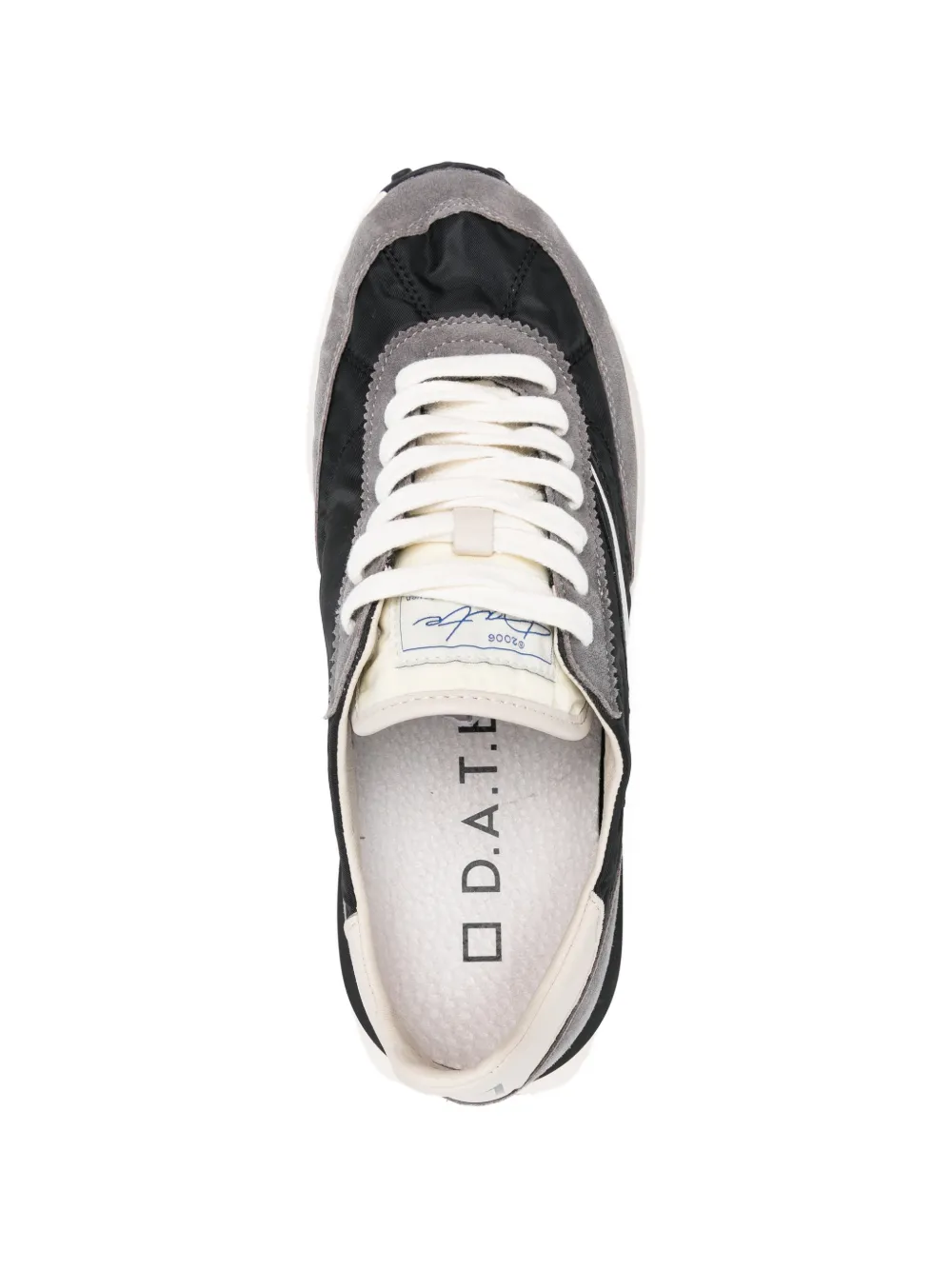 D.A.T.E. Suède sneakers Zwart