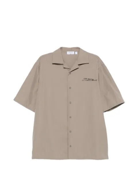 Off-White Camicia a maniche corte con bottoni