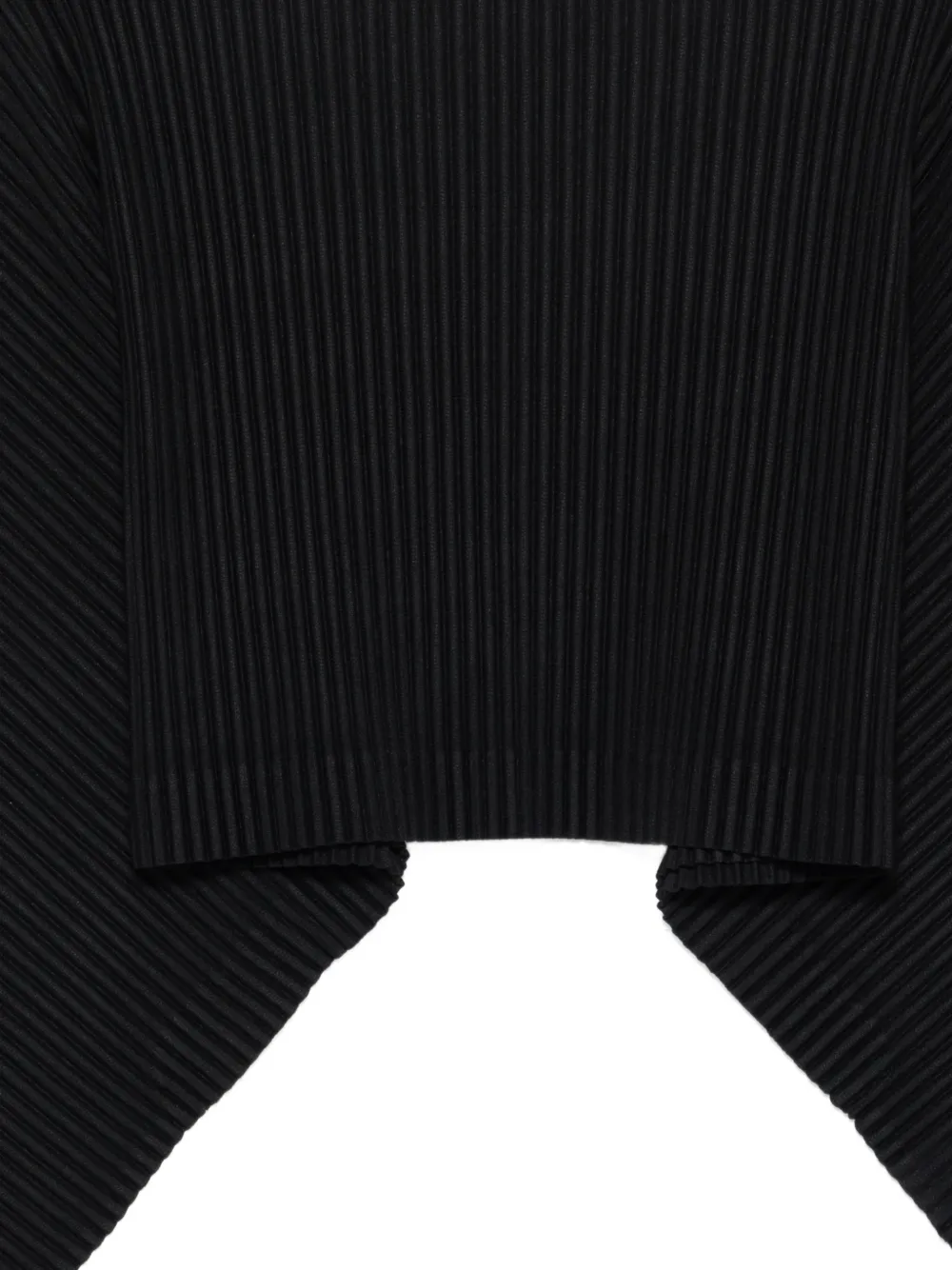 Pleated-Design T-Shirt