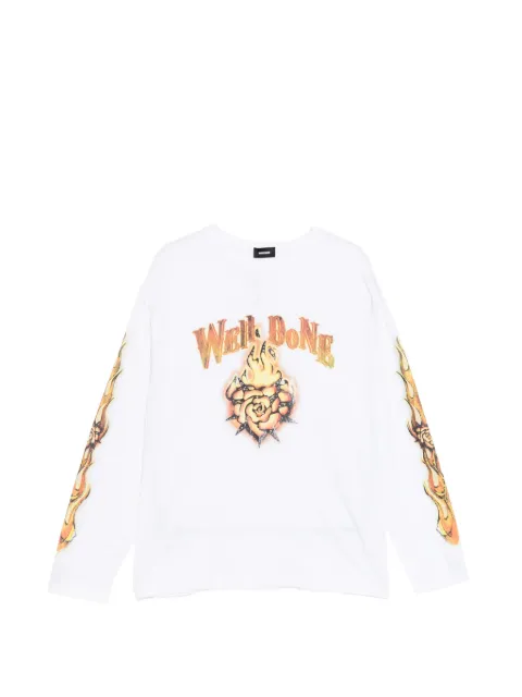 We11done graphic-print T-shirt
