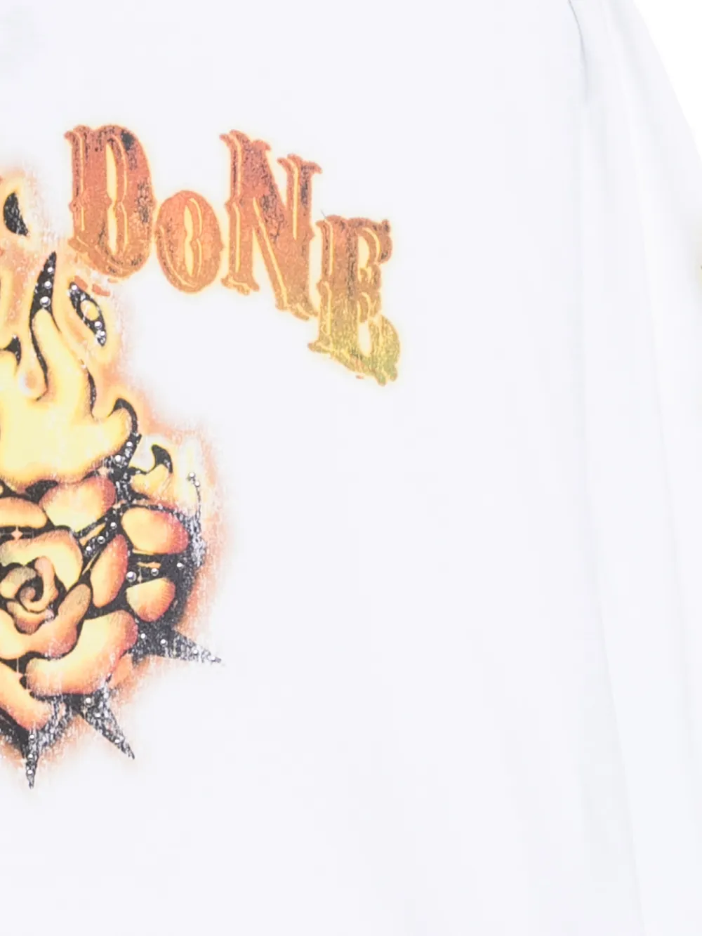  We11done Graphic-print T-shirt - White 
