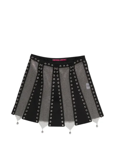 Chopova Lowena Titan eyelet mini skirt
