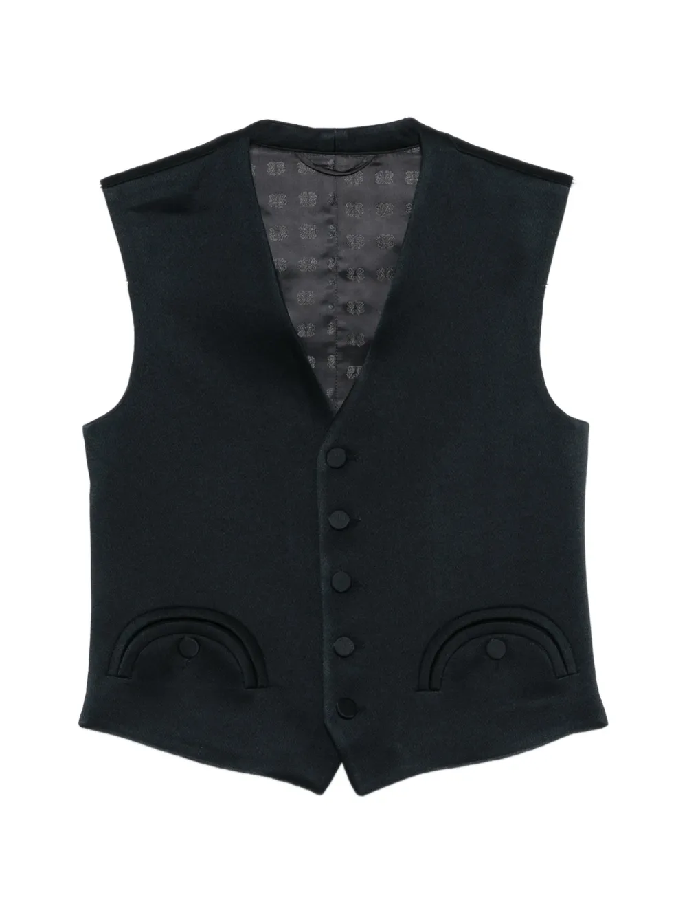 Blazé Milano pocket buttoned waistcoat - Blau
