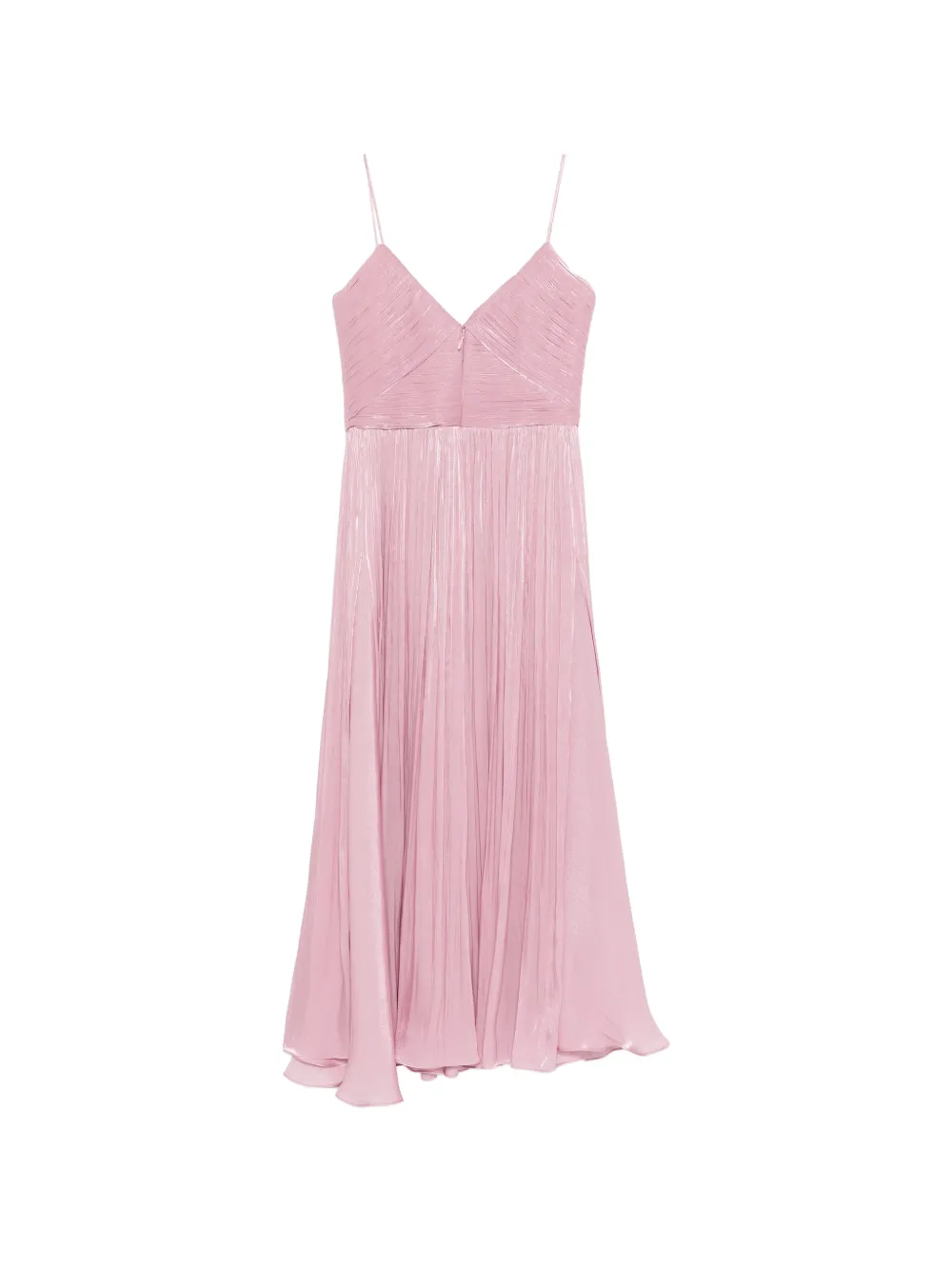 Costarellos Maxi-jurk met plooien en sweetheart-hals Roze
