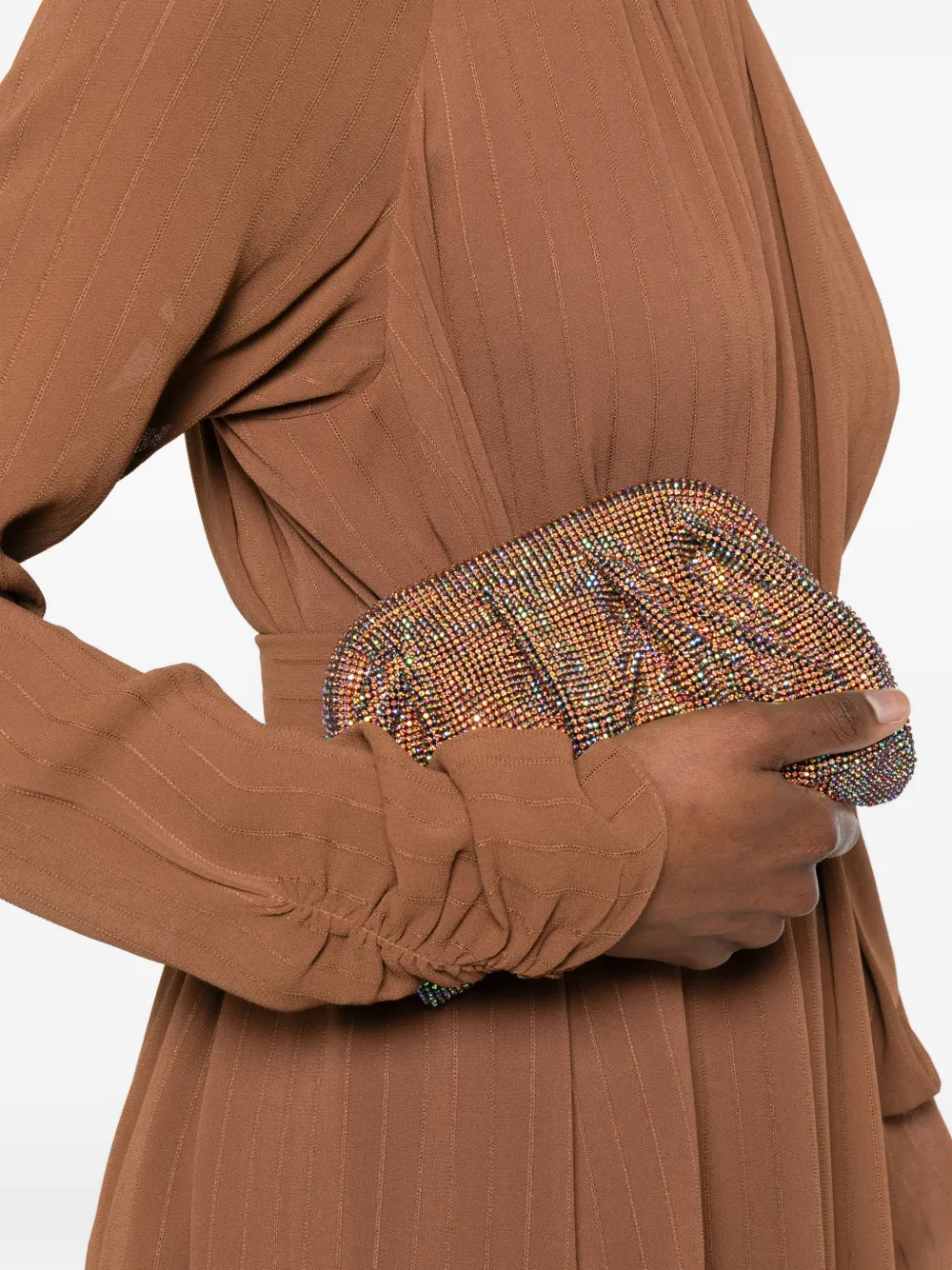 Benedetta Bruzziches Shopper verfraaid met ketting Zwart