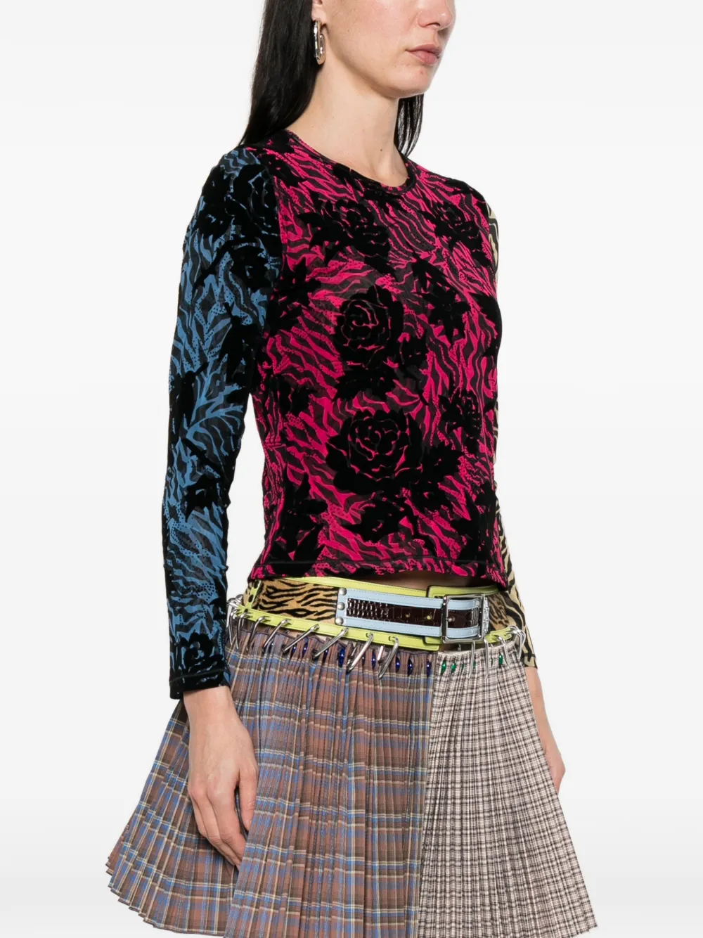  Chopova Lowena Totally Tiger Top - Black 