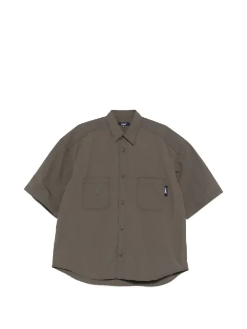 Comme des Garçons Homme logo-patch short-sleeve shirt