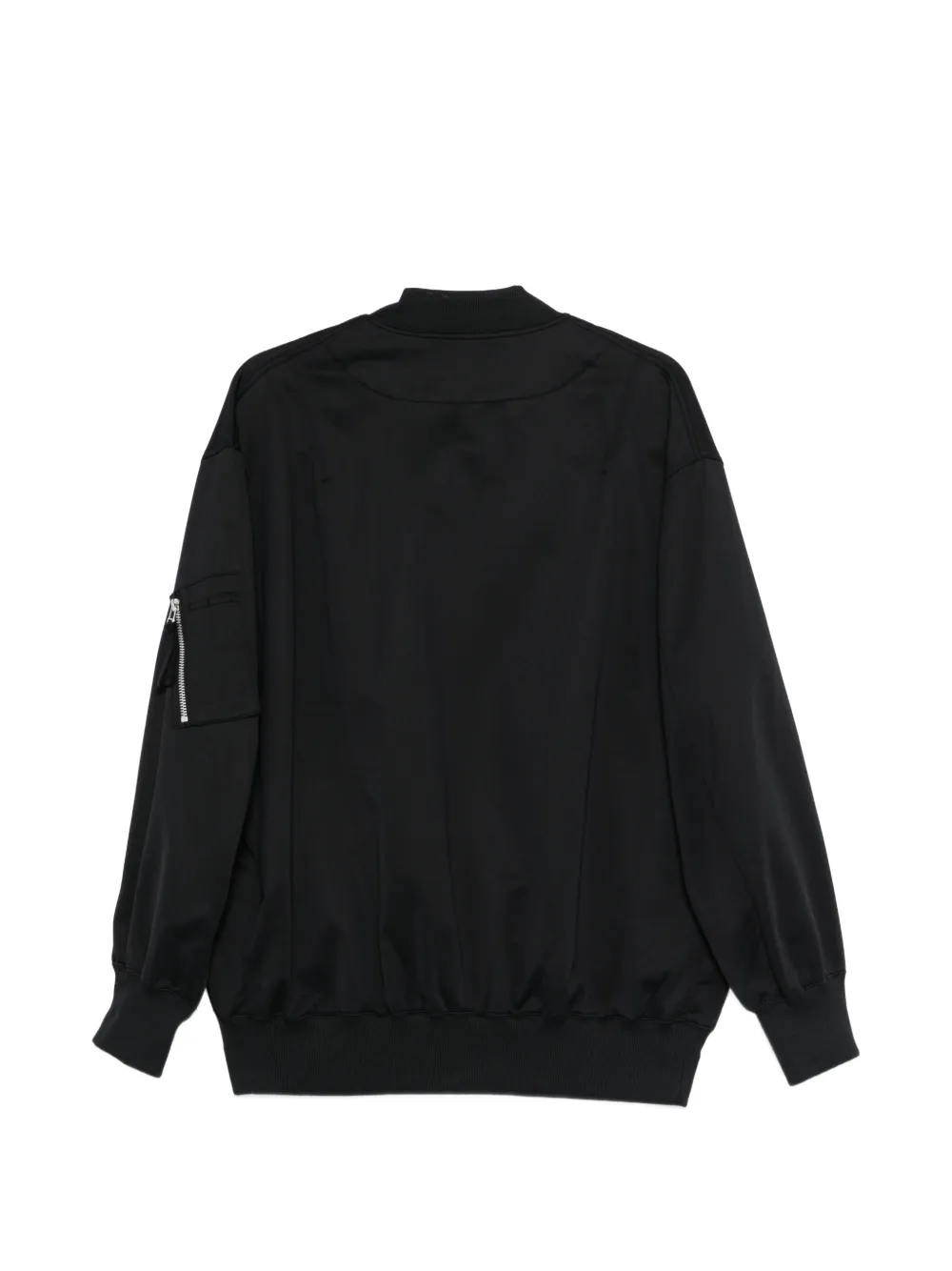 Comme des Garçons Homme Bomberjack met V-hals en rits Zwart