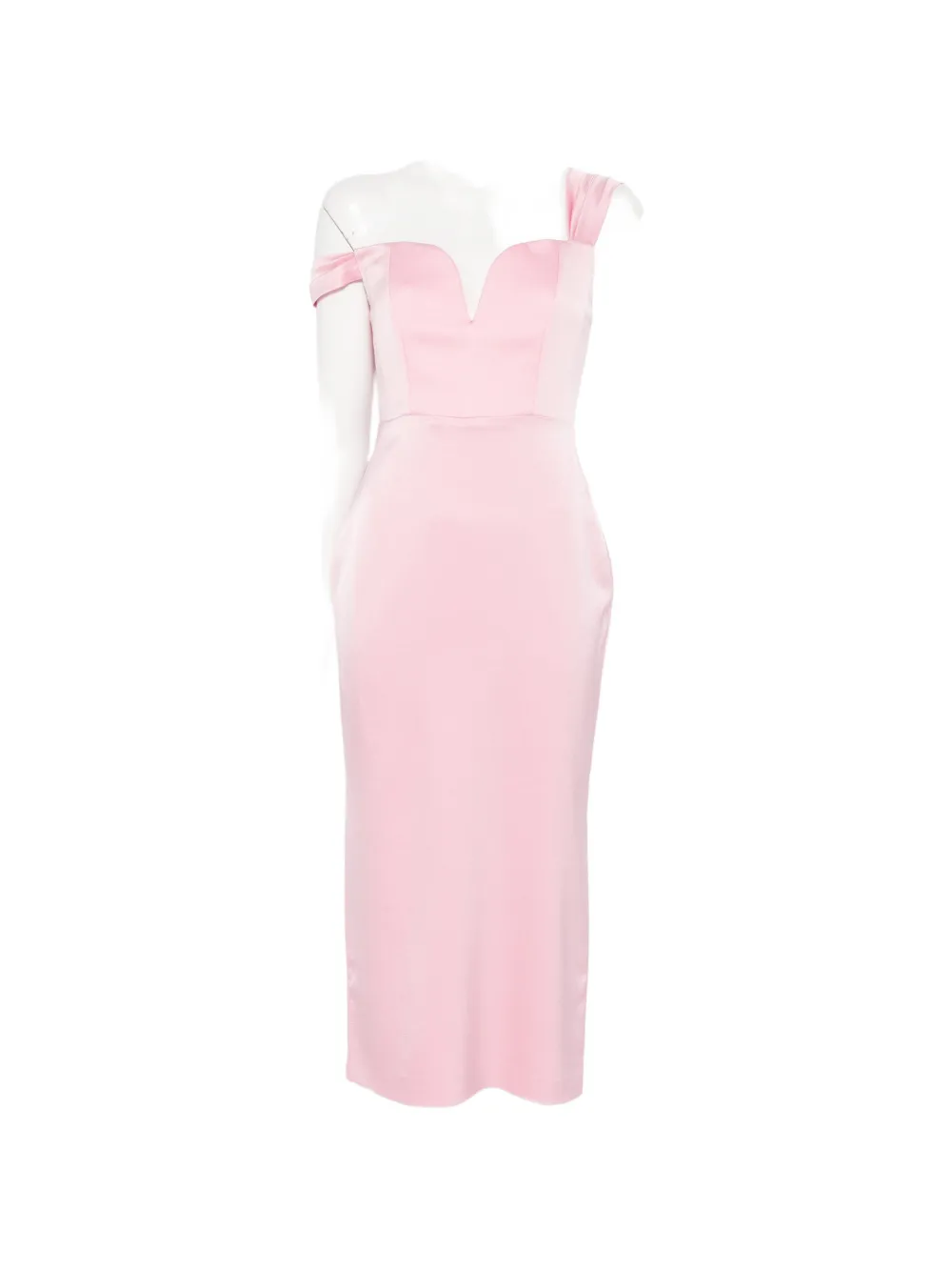 Alex Perry zip-fastening midi dress - Rosa