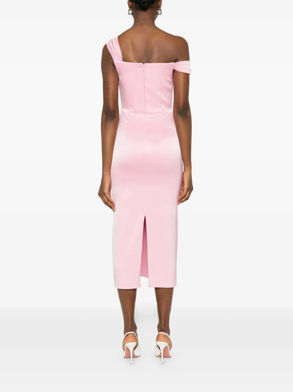 Alex Perry Midi-jurk met rits Roze