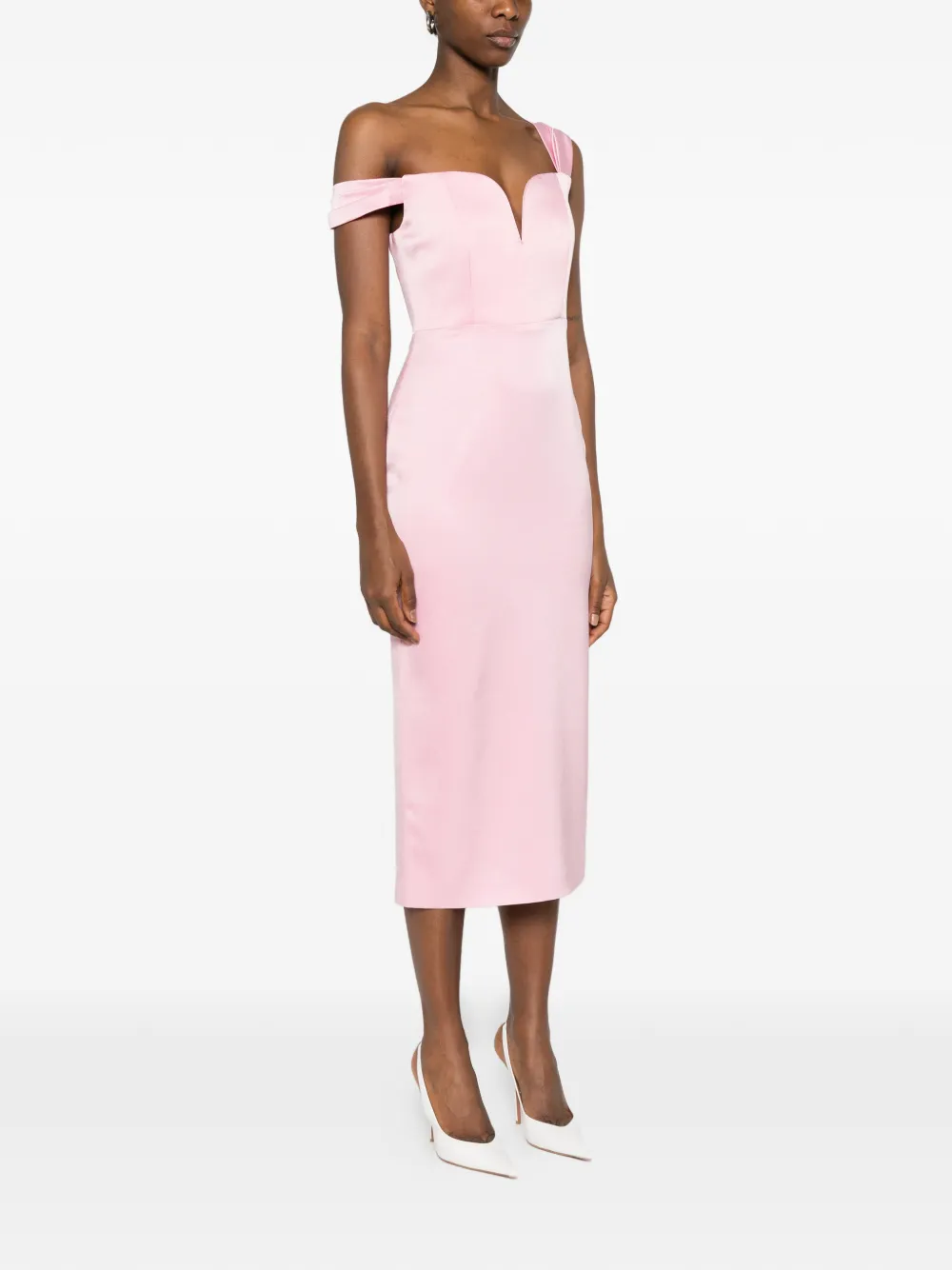  Alex Perry Zip-fastening Midi Dress - Pink 